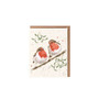 Wrendale Christmas Robin Mistletoe Card small