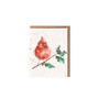 Wrendale Christmas Cardinal card small Wrendale Christmas Cardinal card small