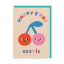 Happy Birthday Bestie Cherries card