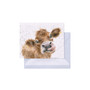 Wrendale Enclosure Card Moo Cow
