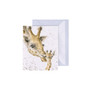 Wrendale Enclosure Card First Kiss Giraffe