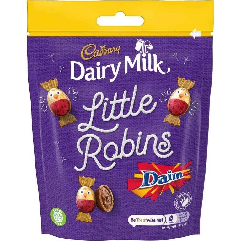 Chocolate Dairy Milk Daim Little Robins The Queen's Pantry