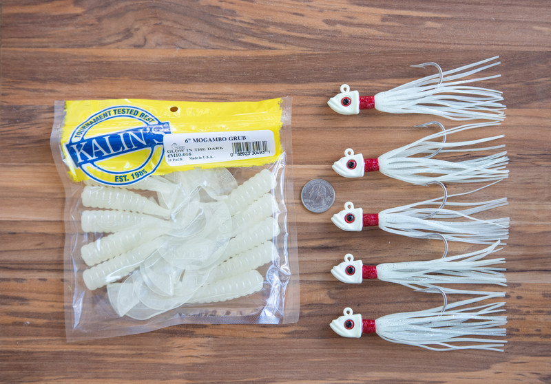 1oz Fire Eye Glow Jig Pro Pack - "The Chicken Slayer"