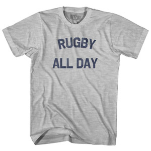 Rugby All Day Youth Cotton T-shirt - Grey Heather