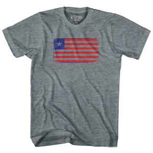 Liberia Country Flag Youth Tri-Blend T-shirt - Athletic Grey Liberia Country Flag Youth Tri-Blend T-shirt - Athletic Grey