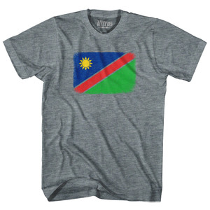Namibia Country Flag Youth Tri-Blend T-shirt - Athletic Grey Namibia Country Flag Youth Tri-Blend T-shirt - Athletic Grey