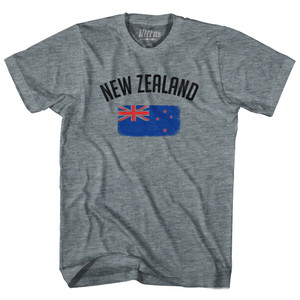 New Zealand Country Flag Heritage Womens Tri-Blend Junior Cut T-Shirt - Athletic Grey New Zealand Country Flag Heritage Womens Tri-Blend Junior Cut T-Shirt - Athletic Grey