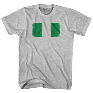 Nigeria Country Flag Youth Cotton T-shirt - Grey Heather Nigeria Country Flag Youth Cotton T-shirt - Grey Heather