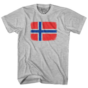Norway Country Flag Youth Cotton T-shirt - Grey Heather