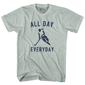 All Day Everyday Hockey Adult Tri-Blend T-shirt - Athletic Cool Grey All Day Everyday Hockey Adult Tri-Blend T-shirt - Athletic Cool Grey
