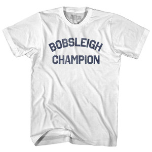 Bobsleigh Champion Youth Cotton T-shirt - White Bobsleigh Champion Youth Cotton T-shirt - White
