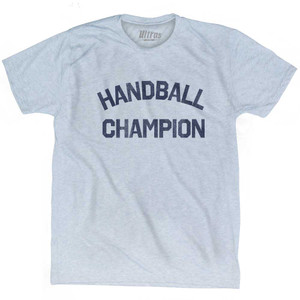 Handball Champion Adult Tri-Blend T-shirt - Athletic White