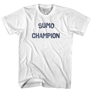 Sumo Champion Womens Cotton Junior Cut T-Shirt - White
