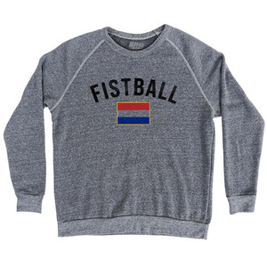 Netherlands Fistball Country Flag Adult Tri-Blend Sweatshirt - Athletic Grey Netherlands Fistball Country Flag Adult Tri-Blend Sweatshirt - Athletic Grey