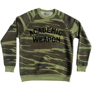 Academic Weapon Adult Tri-Blend Sweatshirt - Camo