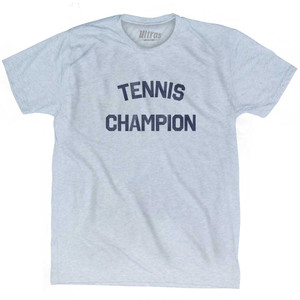 Tennis Champion Adult Tri-Blend T-shirt - Athletic White