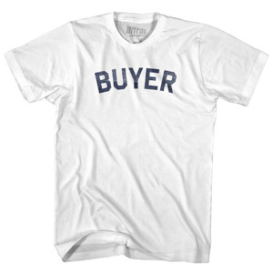 Buyer Adult Cotton T-shirt - White Buyer Adult Cotton T-shirt - White