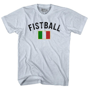 Italy Fistball Country Flag Adult Tri-Blend T-shirt - Athletic White Italy Fistball Country Flag Adult Tri-Blend T-shirt - Athletic White