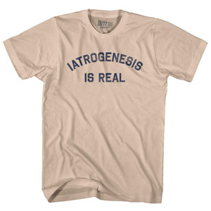 Iatrogenesis Is Real Adult Cotton T-shirt - Creme