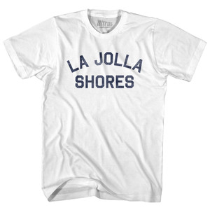 La Jolla Shores Adult Cotton T-shirt - White