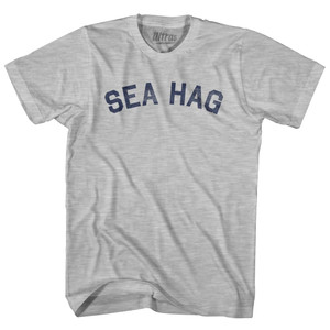 Sea Hag Womens Cotton Junior Cut T-Shirt - Grey Heather
