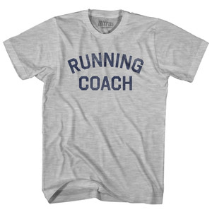 Running Coach Youth Cotton T-shirt - Grey Heather Running Coach Youth Cotton T-shirt - Grey Heather