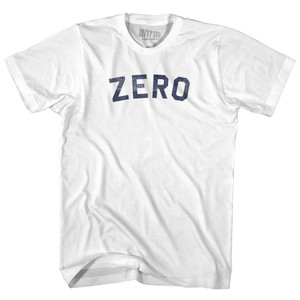 Zero Adult Cotton T-shirt - White