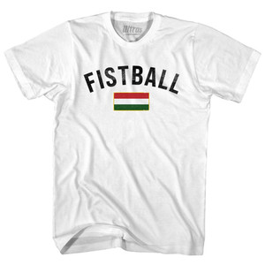 Hungary Fistball Country Flag Youth Cotton T-shirt - White Hungary Fistball Country Flag Youth Cotton T-shirt - White