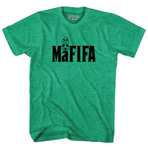 Mafifa Fifa Mafia Corruption Adult Tri-Blend T-shirt - Athletic Green Mafifa Fifa Mafia Corruption Adult Tri-Blend T-shirt - Athletic Green