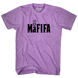 Mafifa Fifa Mafia Corruption Adult Tri-Blend T-shirt - Athletic Purple Mafifa Fifa Mafia Corruption Adult Tri-Blend T-shirt - Athletic Purple