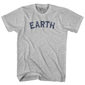 Earth Adult Cotton T-shirt - Grey Heather