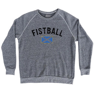 Scotland Fistball Country Flag Adult Tri-Blend Sweatshirt - Athletic Grey Scotland Fistball Country Flag Adult Tri-Blend Sweatshirt - Athletic Grey