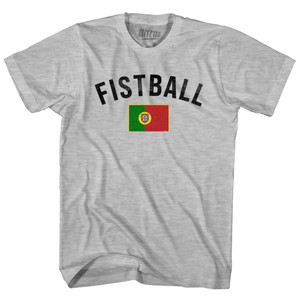 Portugal Fistball Country Flag Womens Cotton Junior Cut T-Shirt - Grey Heather Portugal Fistball Country Flag Womens Cotton Junior Cut T-Shirt - Grey Heather