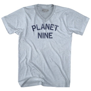Planet Nine Adult Tri-Blend V-neck T-shirt - Athletic White Planet Nine Adult Tri-Blend V-neck T-shirt - Athletic White
