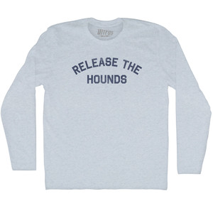 Release The Hounds Adult Tri-Blend Long Sleeve T-shirt - Athletic White Release The Hounds Adult Tri-Blend Long Sleeve T-shirt - Athletic White