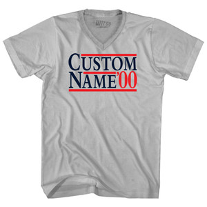 Election Custom Election Two Names And Year Adult Tri-Blend V-neck T-shirt - Cool Grey Election Custom Election Two Names And Year Adult Tri-Blend V-neck T-shirt - Cool Grey