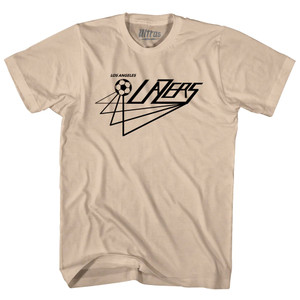 LA Lazers Indoor Soccer-Adult Cotton T-shirt - Creme