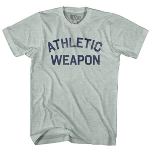 Athletic Weapon Adult Tri-Blend T-shirt - Athletic Cool Grey Athletic Weapon Adult Tri-Blend T-shirt - Athletic Cool Grey