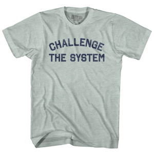 Challenge The System Adult Tri-Blend T-shirt - Athletic Cool Grey Challenge The System Adult Tri-Blend T-shirt - Athletic Cool Grey