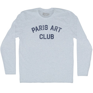 Paris Art Club Adult Tri-Blend Long Sleeve T-shirt - Athletic White Paris Art Club Adult Tri-Blend Long Sleeve T-shirt - Athletic White