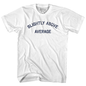 Slightly Above Average Youth Cotton T-shirt - White Slightly Above Average Youth Cotton T-shirt - White