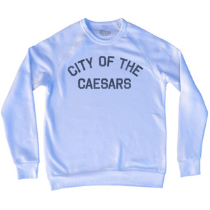 City Of The Caesars Adult Tri-Blend Sweatshirt - White