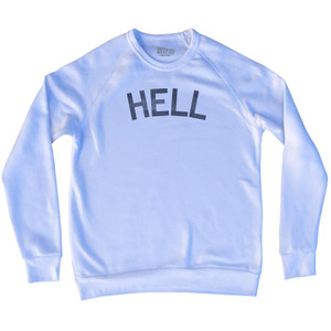 Hell (Heimr) Adult Tri-Blend Sweatshirt - White