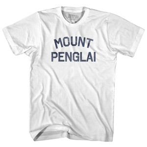 Mount Penglai Adult Cotton T-Shirt - White