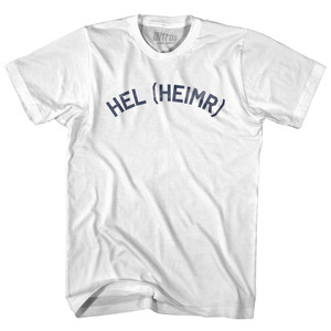 Hell (Heimr) Adult Cotton T-Shirt - White