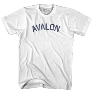 Avalon Adult Cotton T-Shirt - White Avalon Adult Cotton T-Shirt - White