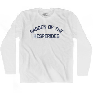 Garden Of The Hesperides Adult Cotton Long Sleeve T-Shirt - White Garden Of The Hesperides Adult Cotton Long Sleeve T-Shirt - White