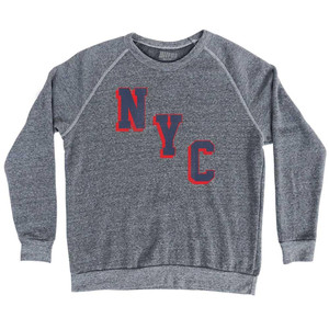 Nyc Miracle Adult Tri-Blend Sweatshirt - Athletic Grey
