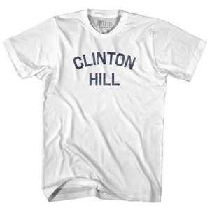 Clinton Hill Adult Cotton T-Shirt - White