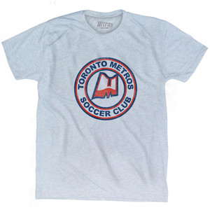 Toronto Metros Soccer Club Adult Tri-Blend T-Shirt - Athletic White Toronto Metros Soccer Club Adult Tri-Blend T-Shirt - Athletic White